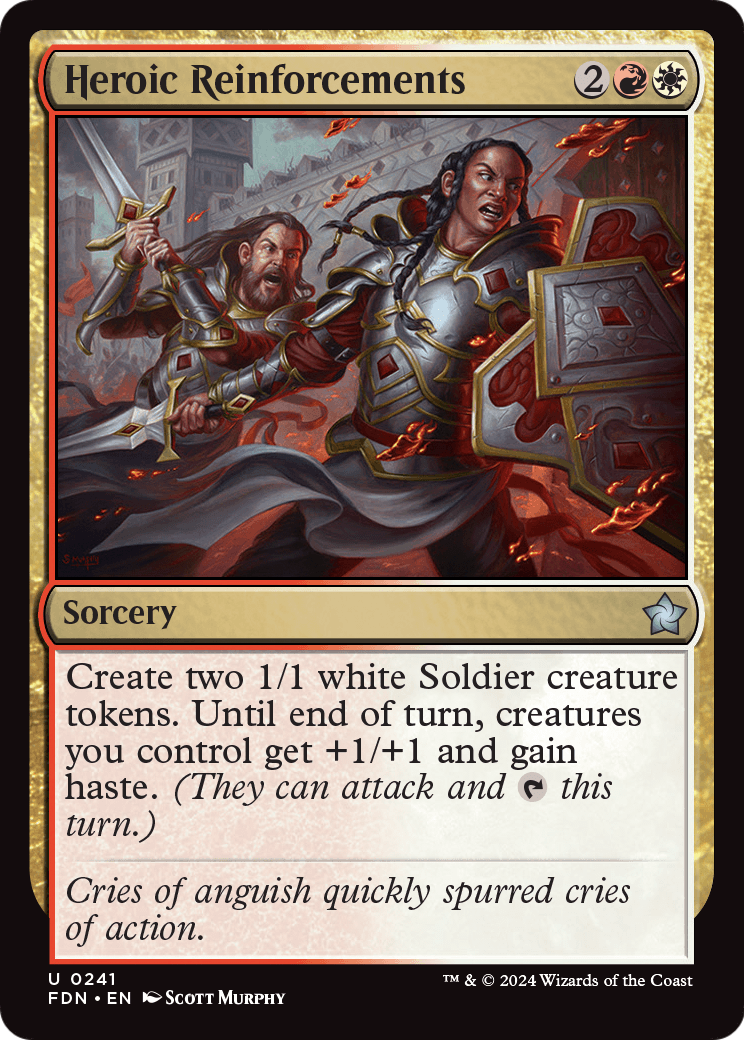 Heroic Reinforcements (FDN-241) - Foundations