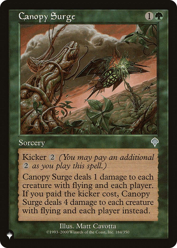 Canopy Surge |  (INV-184) [The List]