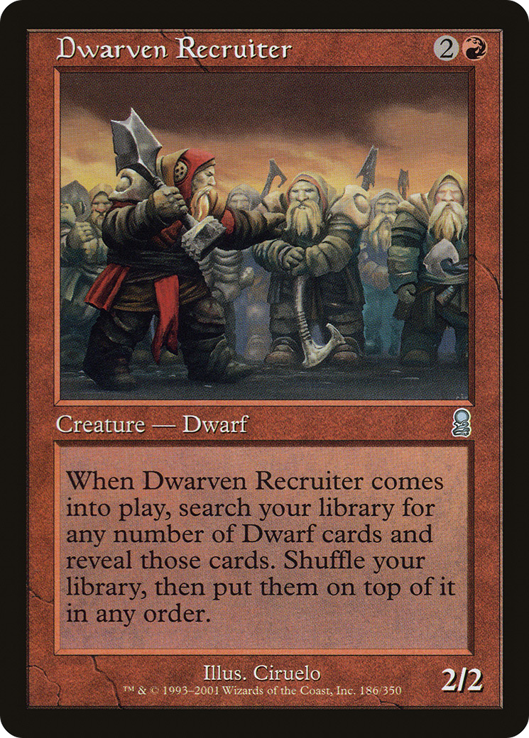 Dwarven Recruiter [Odyssey] Foil