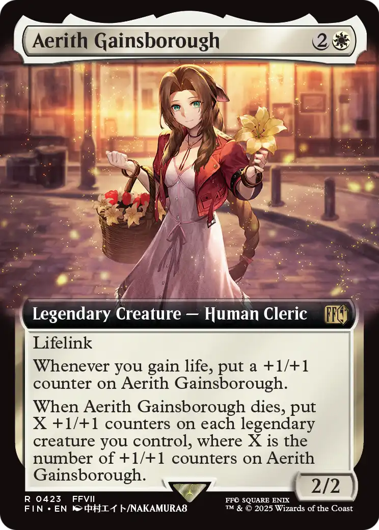 Aerith Gainsborough (Extended Art) (423) [FINAL FANTASY]