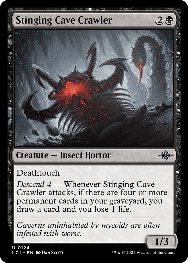 Stinging Cave Crawler [The Lost Caverns of Ixalan] Foil