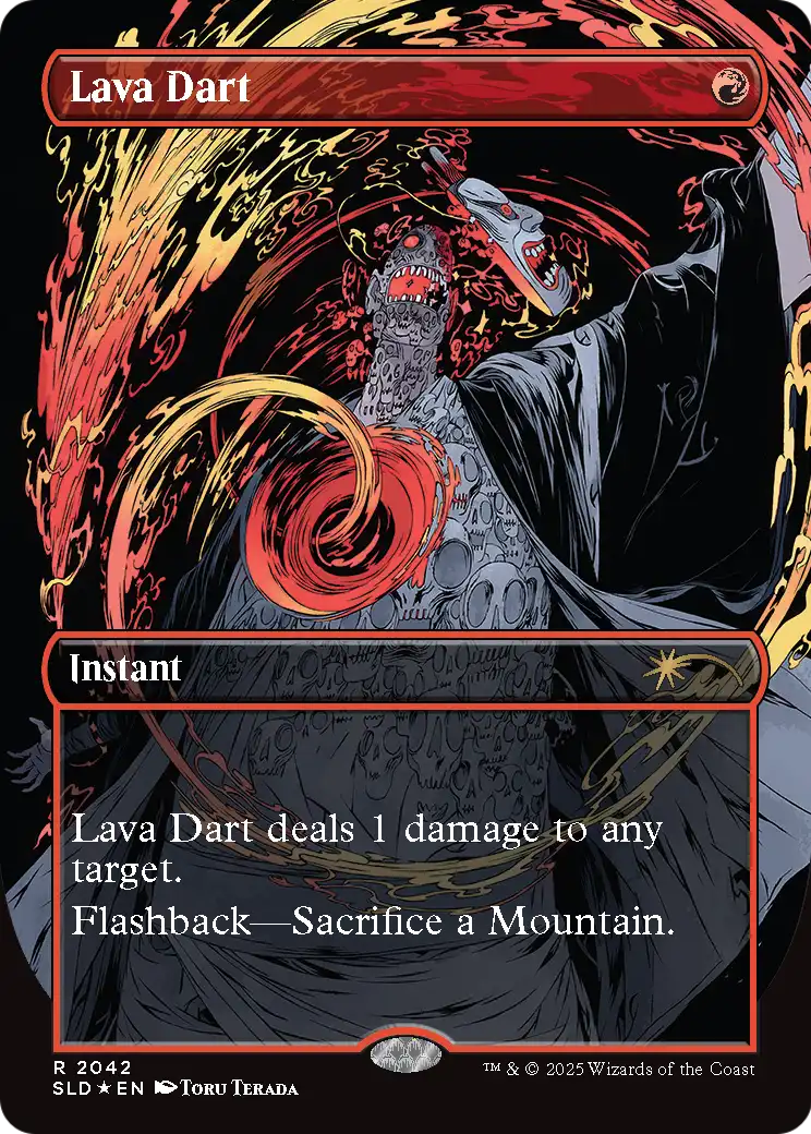 Lava Dart (Raised Foil) (2042) [Secret Lair Drop Series]