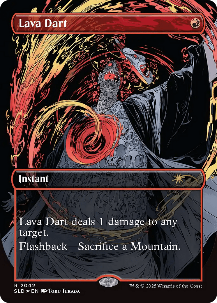 Lava Dart (Raised Foil) (2042) [Secret Lair Drop Series]