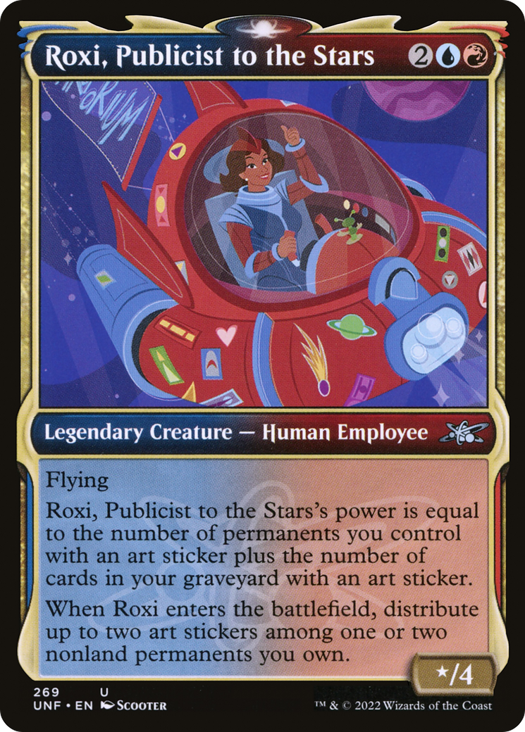 Roxi, Publicist to the Stars (Showcase) [Unfinity] Foil