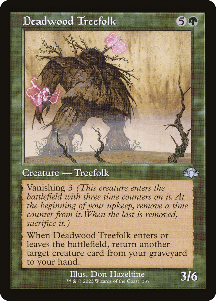 Deadwood Treefolk (Retro) [Dominaria Remastered] Foil