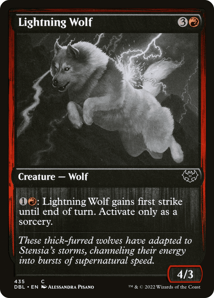 Lightning Wolf [Innistrad: Double Feature] Foil
