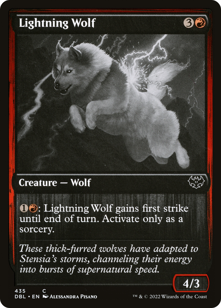 Lightning Wolf [Innistrad: Double Feature] Foil
