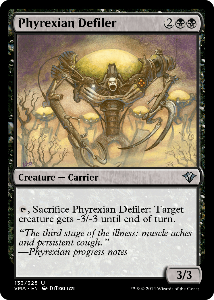 Phyrexian Defiler (VMA-133) - Vintage Masters Foil