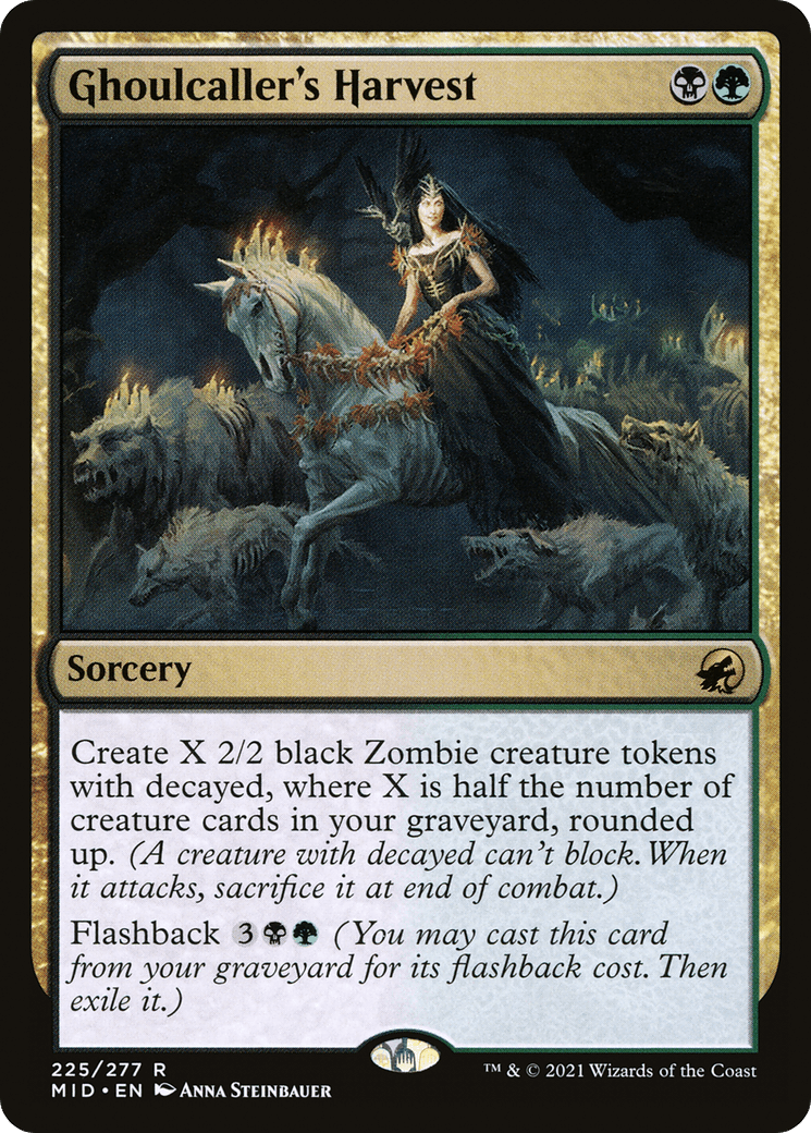 Ghoulcaller's Harvest [Innistrad: Midnight Hunt] Foil