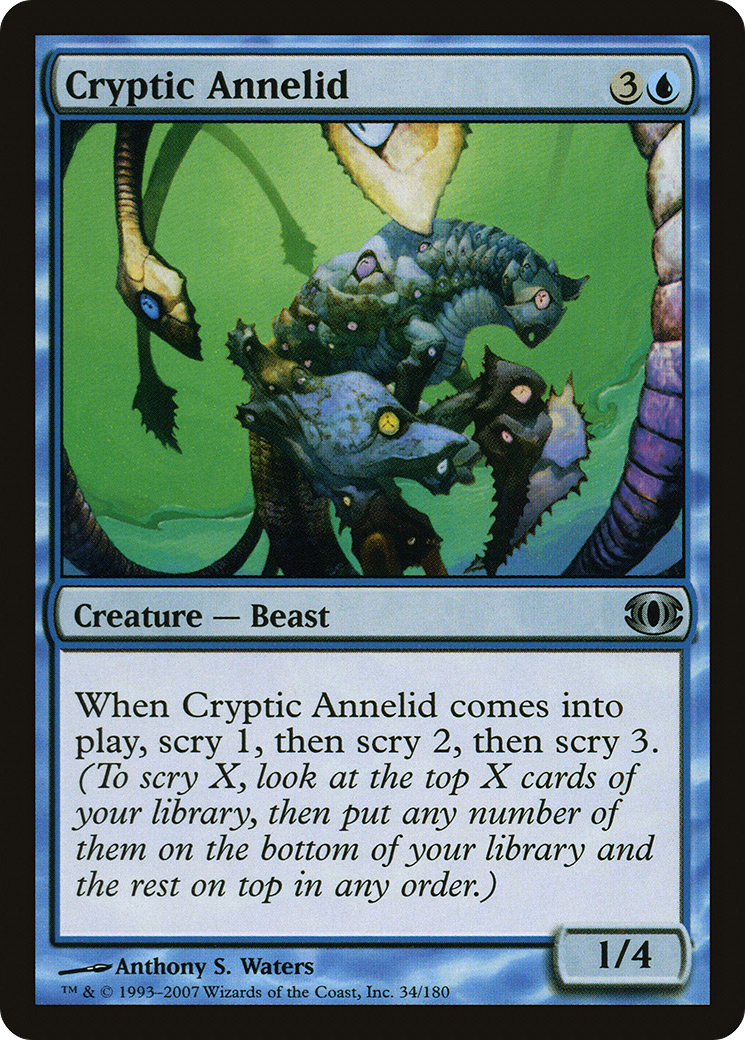Cryptic Annelid [Future Sight] Foil
