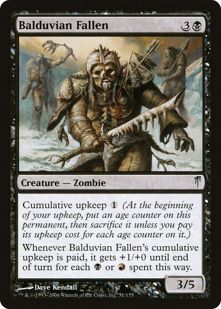 Balduvian Fallen [Coldsnap] Foil