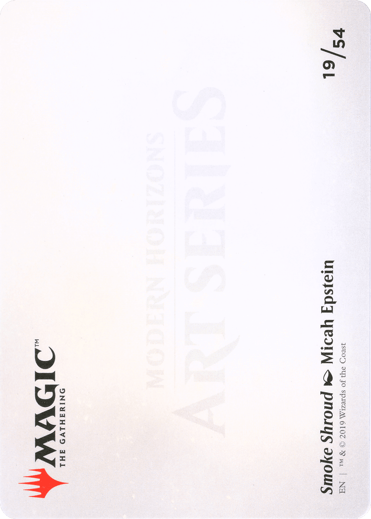 Smoke Shroud // Smoke Shroud (AMH1-019) - Modern Horizons Art Series (Borderless)
