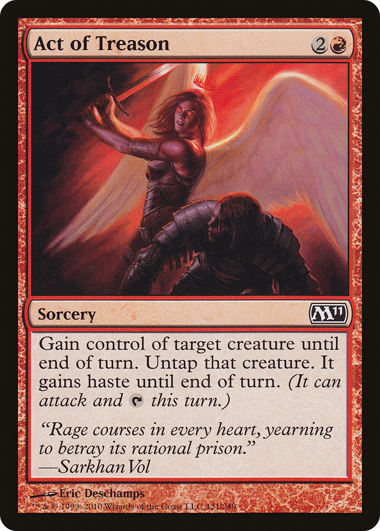Act of Treason [Magic 2011] Foil