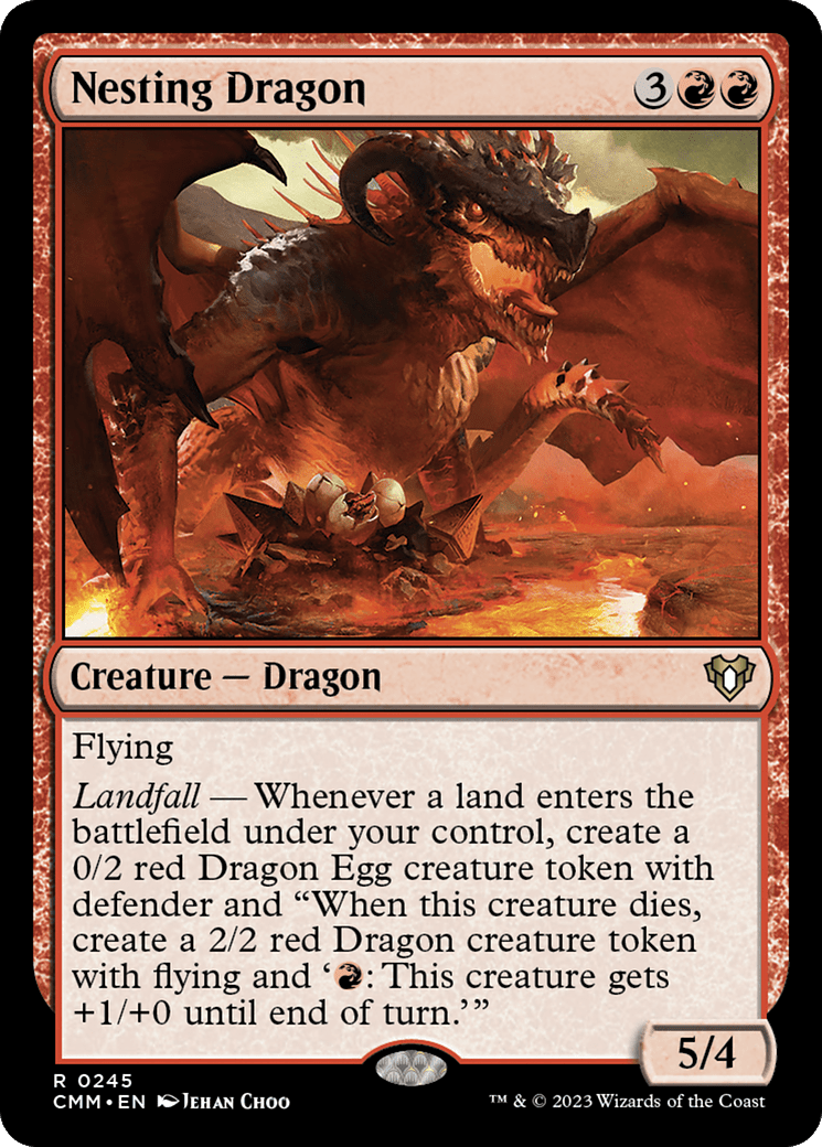 Nesting Dragon [Commander Masters] Foil
