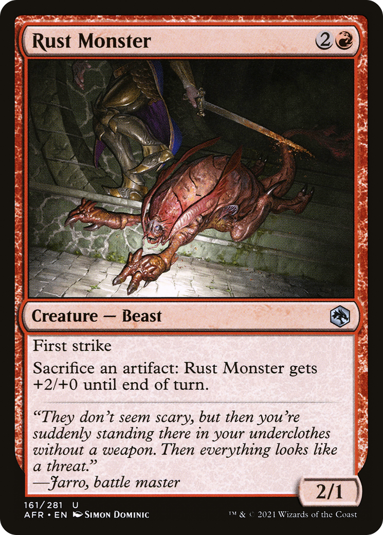 Rust Monster [Dungeons & Dragons: Adventures in the Forgotten Realms] Foil