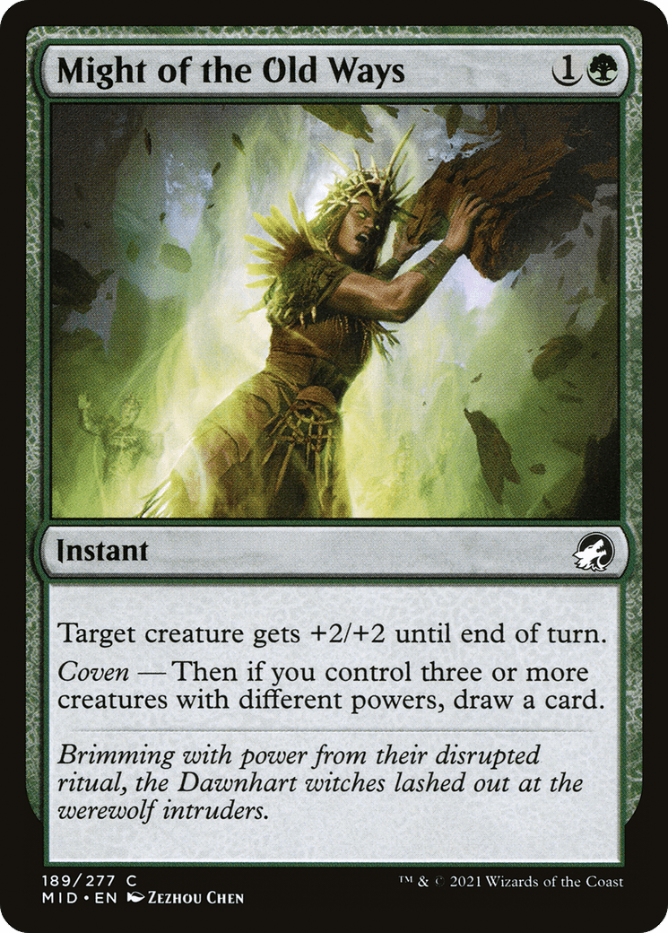 Might of the Old Ways [Innistrad: Midnight Hunt]