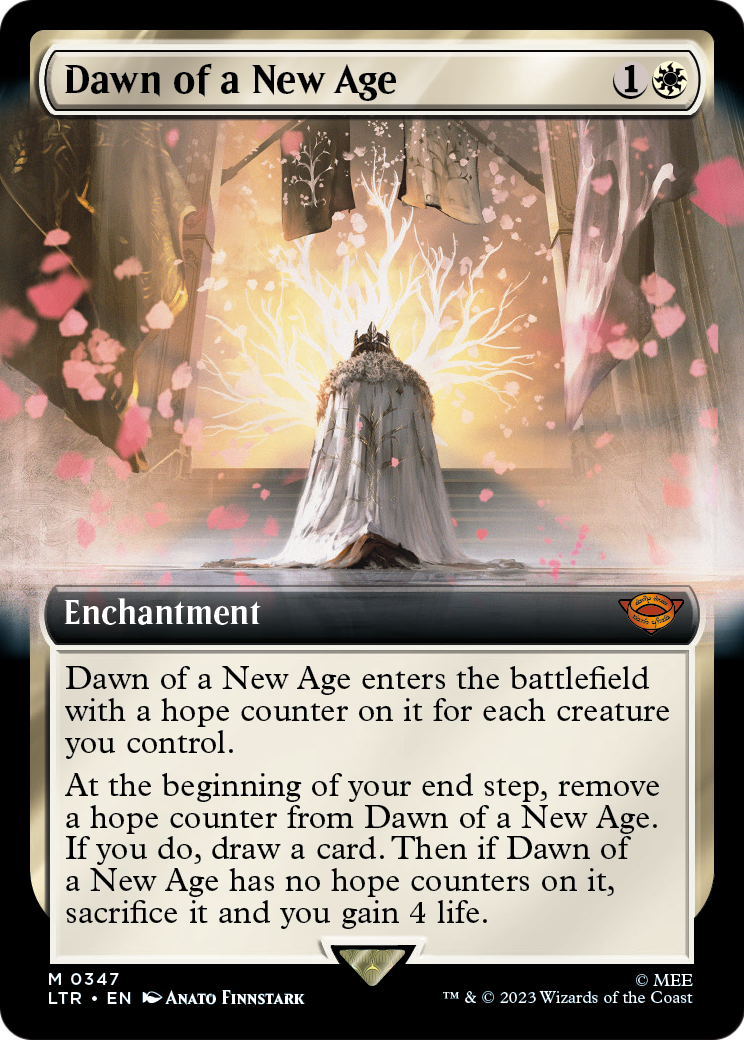 Dawn of a New Age (347) [The Lord of the Rings: Tales of Middle-earth] : (Extended Art) Foil