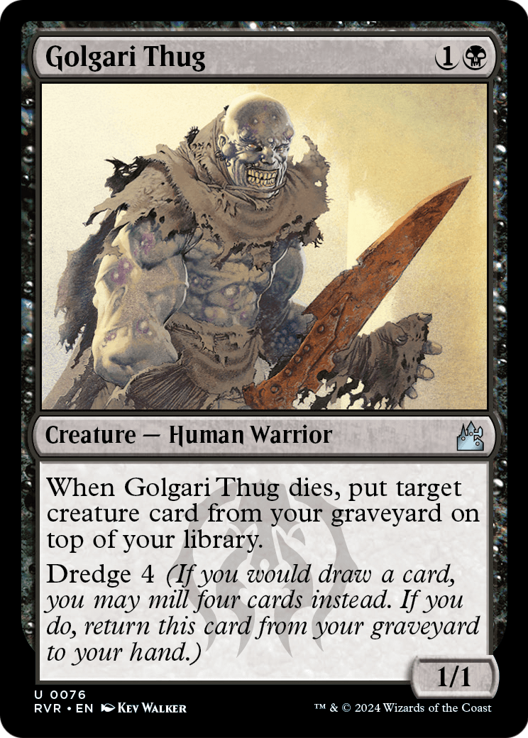 Golgari Thug [Ravnica Remastered] Foil