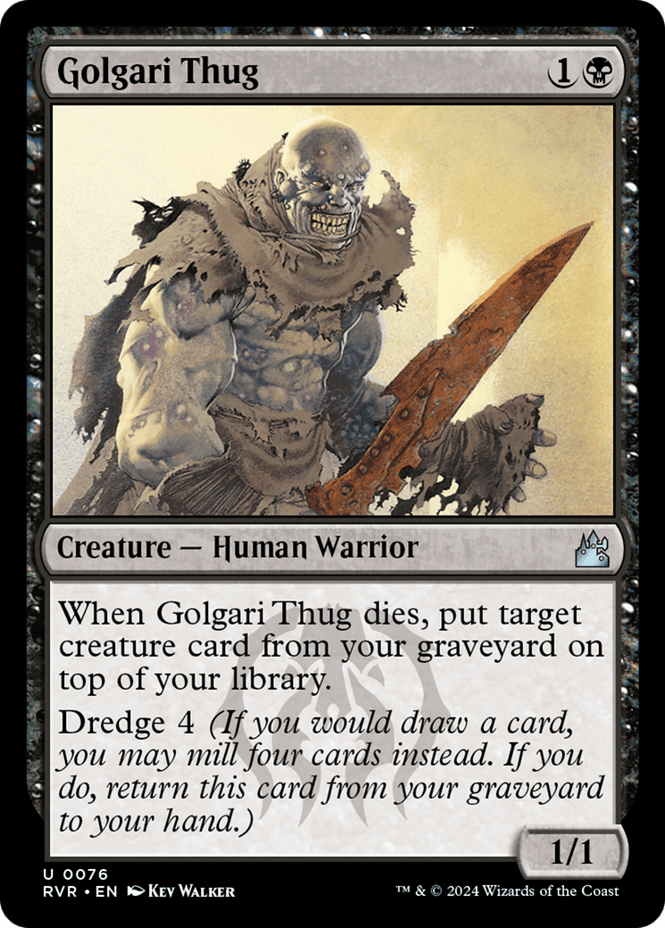 Golgari Thug [Ravnica Remastered] Foil