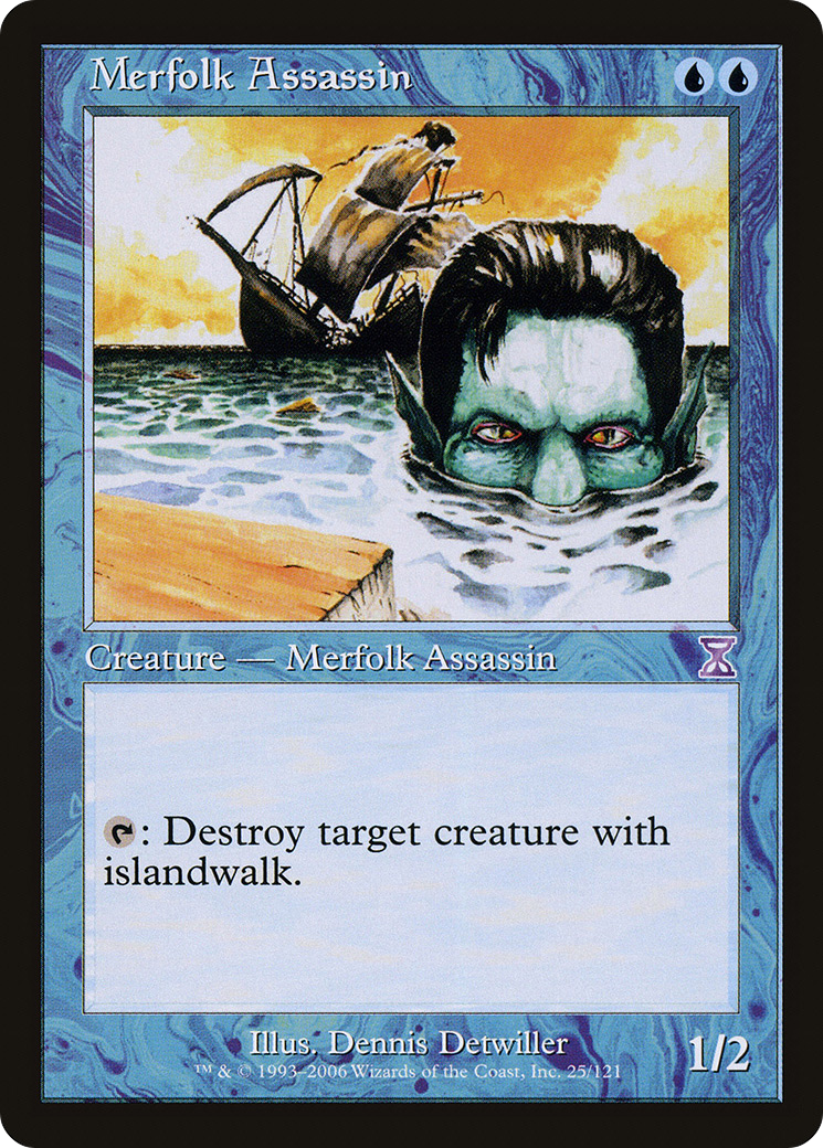 Merfolk Assassin [Time Spiral Timeshifted] Foil