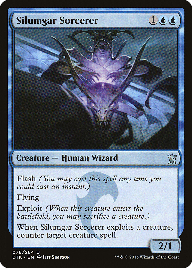 Silumgar Sorcerer [Dragons of Tarkir] Foil
