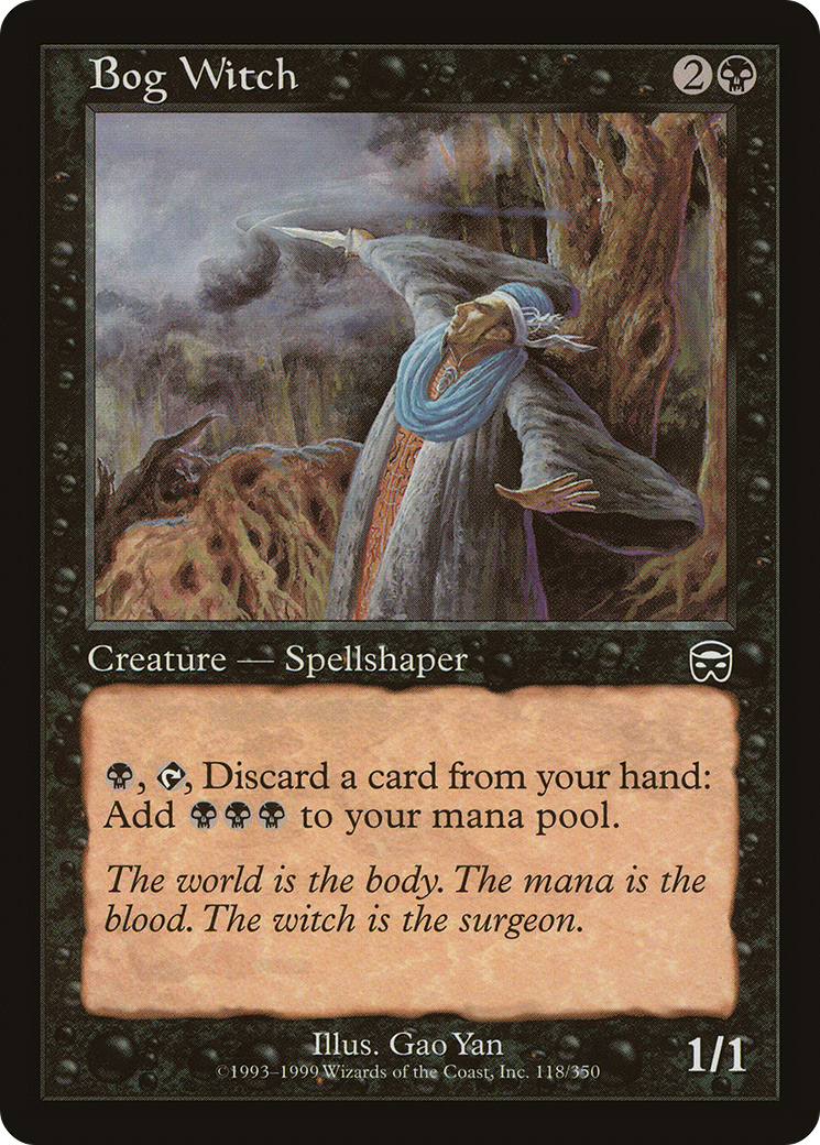 Bog Witch [Mercadian Masques] Foil