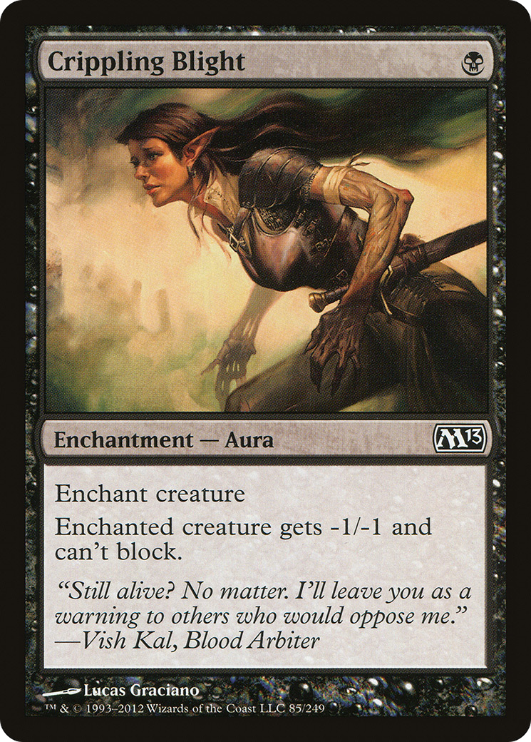 Crippling Blight [Magic 2013] Foil