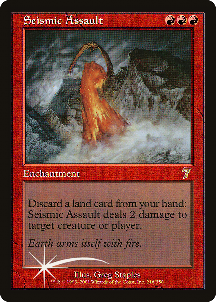 Seismic Assault [Seventh Edition] Foil