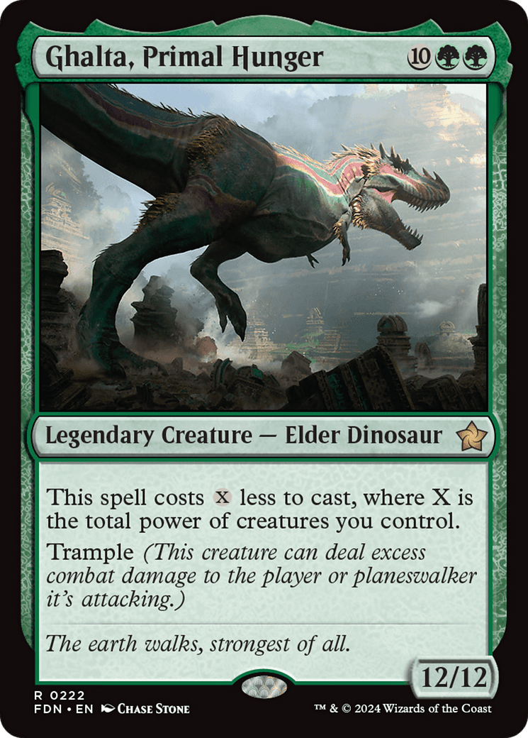 Ghalta, Primal Hunger (FDN-222) - Foundations