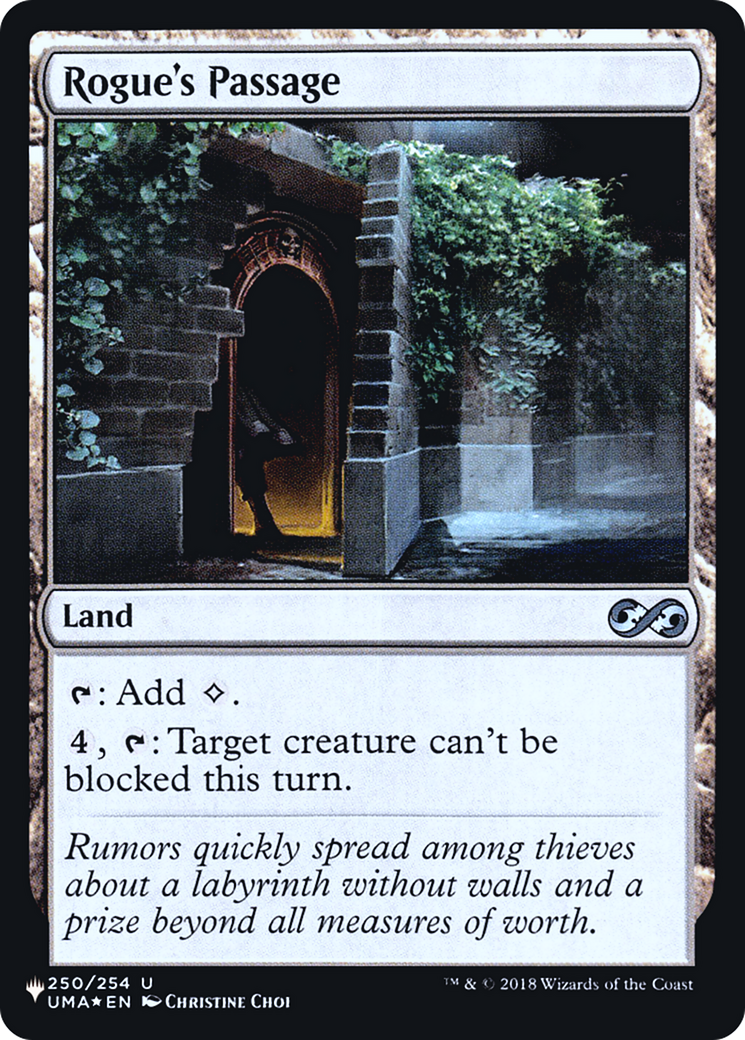 Rogue's Passage |  Foil (UMA-250) [The List]