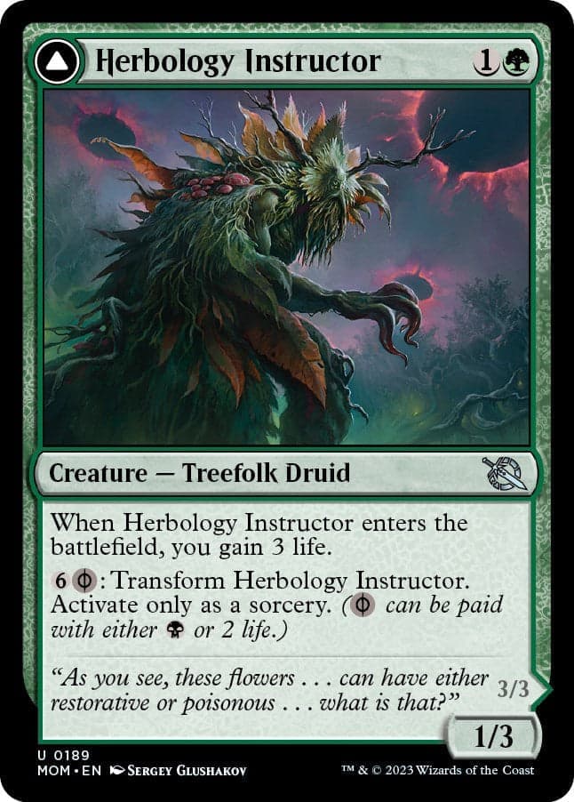 Herbology Instructor // Malady Invoker [March of the Machine] Foil