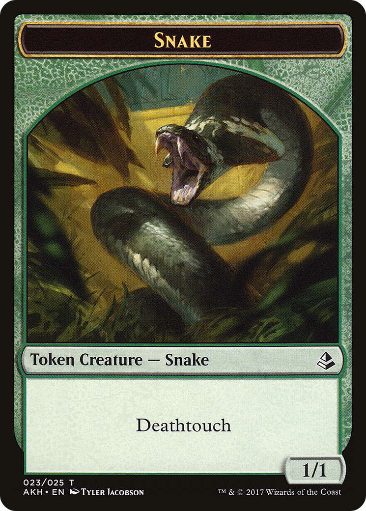 Snake Token [Amonkhet Tokens] Foil