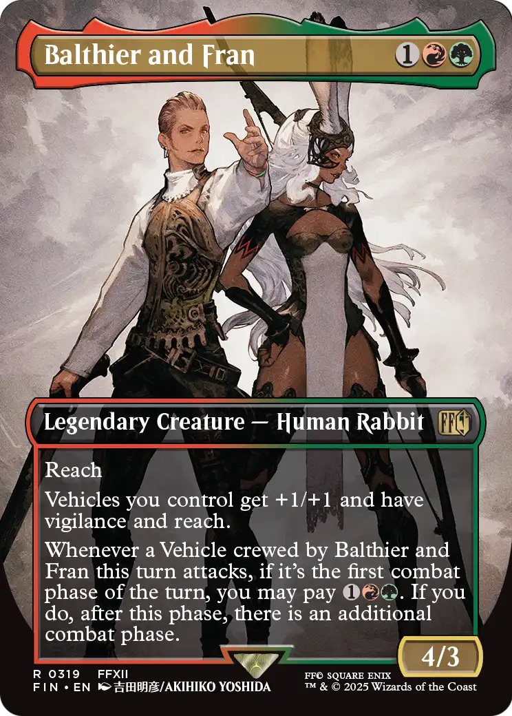 Balthier and Fran (Borderless) (0319) (319) [FINAL FANTASY]  Foil