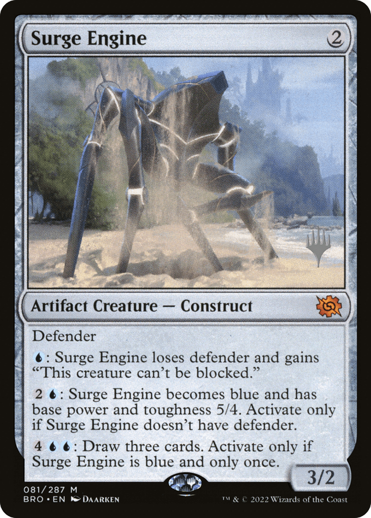 Surge Engine (Promo Pack) [The Brothers' War Promos] Foil