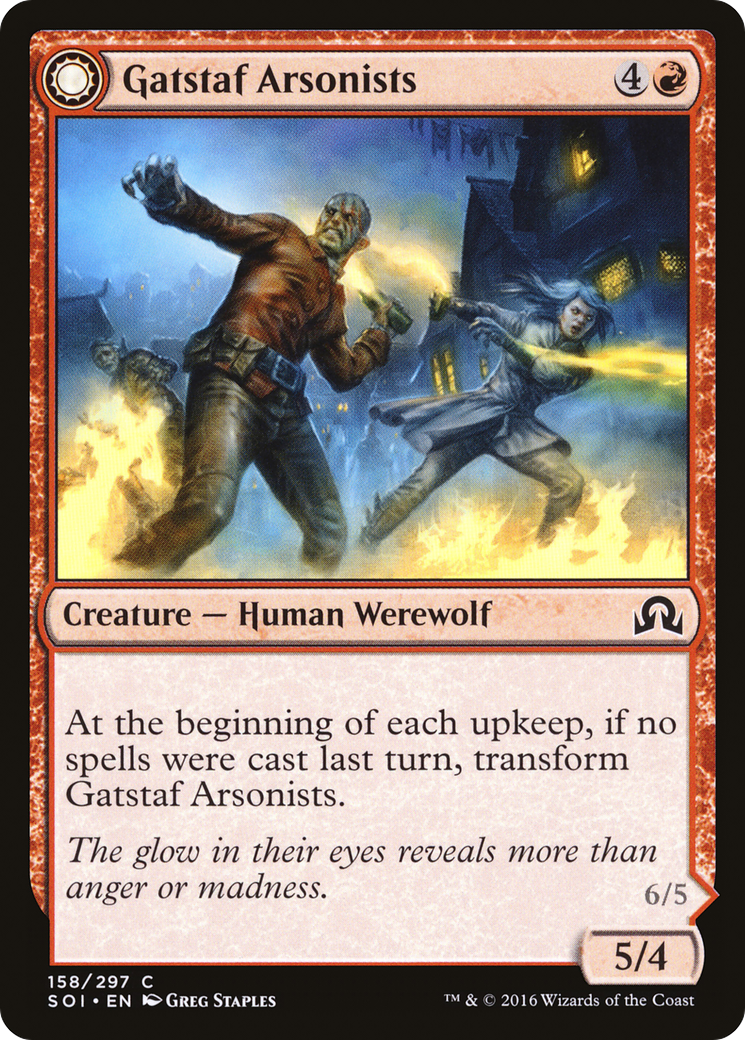 Gatstaf Arsonists // Gatstaf Ravagers [Shadows over Innistrad] Foil