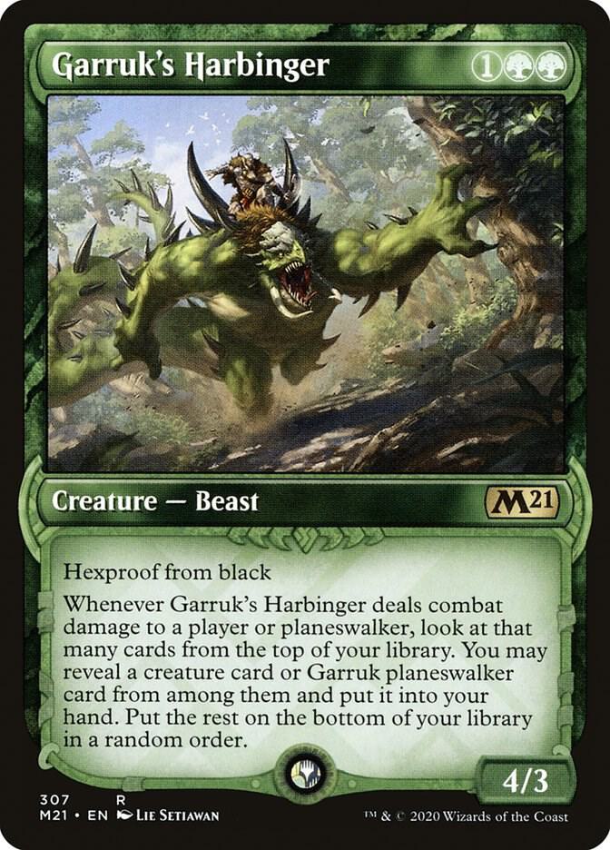 Garruk's Harbinger 307 (Core Set 2021)  - Showcase