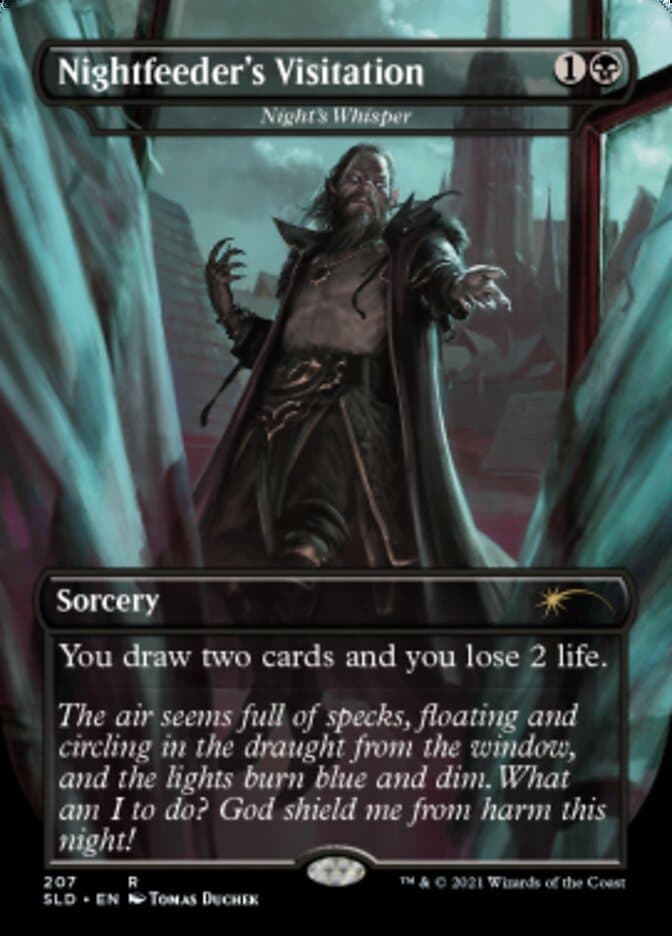Night's Whisper - Nightfeeder's Visitation [Secret Lair Drop Series] Foil