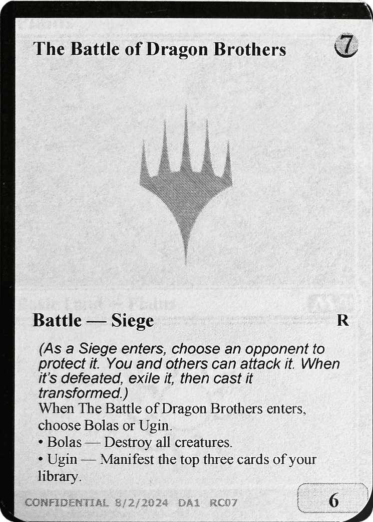The Battle of Dragon Brothers // Fate Reforged (DA1-RC07B) - Unknown Event