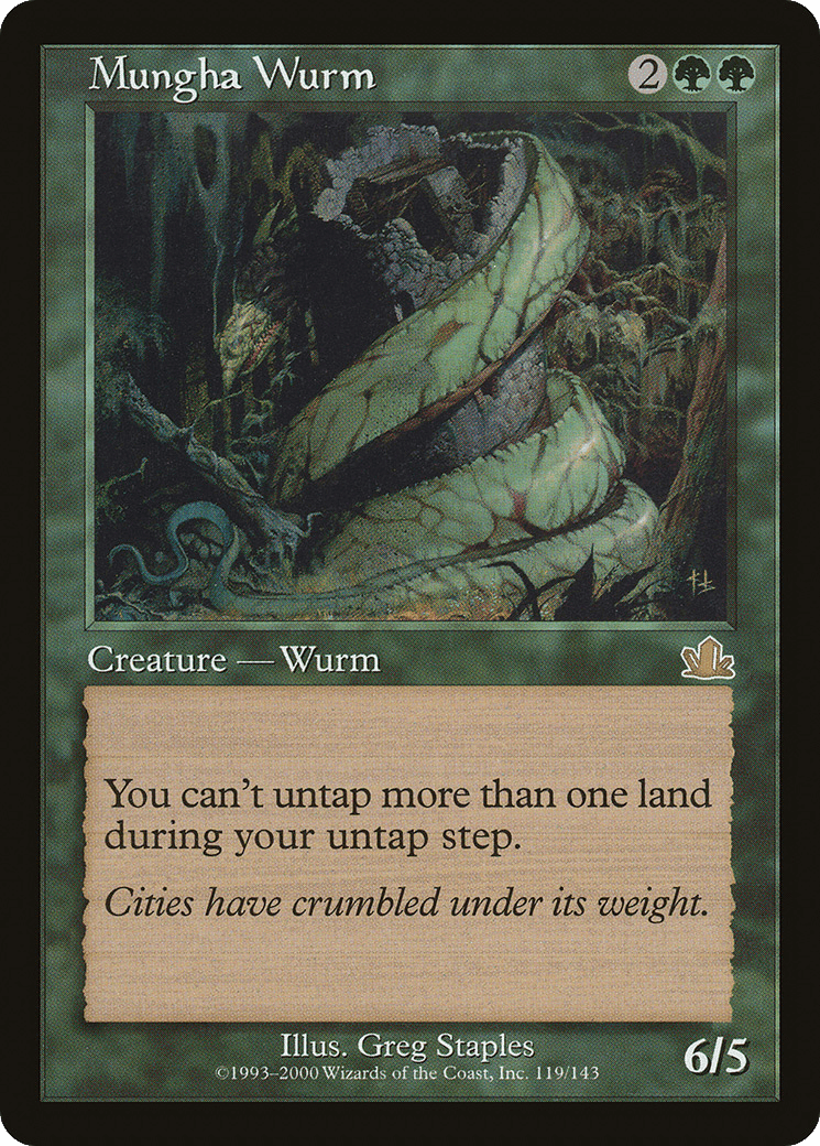 Mungha Wurm [Prophecy] Foil