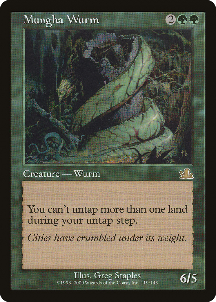 Mungha Wurm [Prophecy] Foil