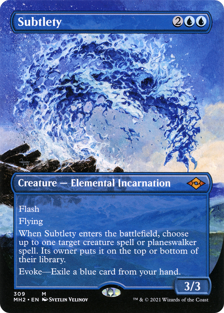 Subtlety (Borderless Alternate Art) [Modern Horizons 2] Foil