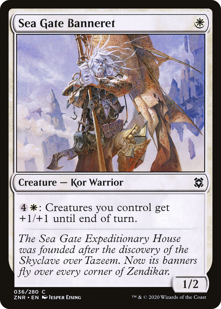 Sea Gate Banneret [Zendikar Rising] Foil