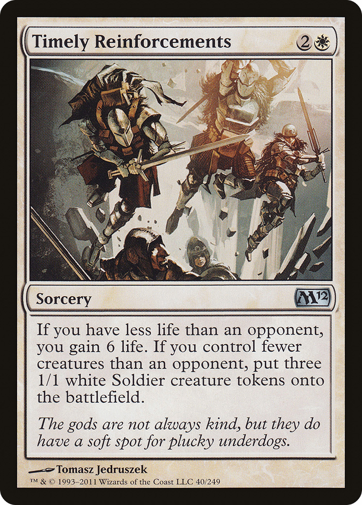 Timely Reinforcements [Magic 2012] Foil
