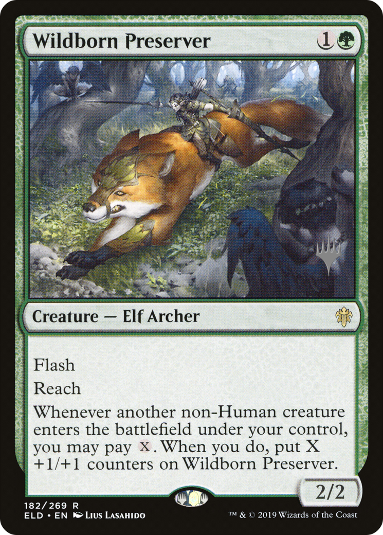 Wildborn Preserver (Promo Pack) [Throne of Eldraine Promos] Foil