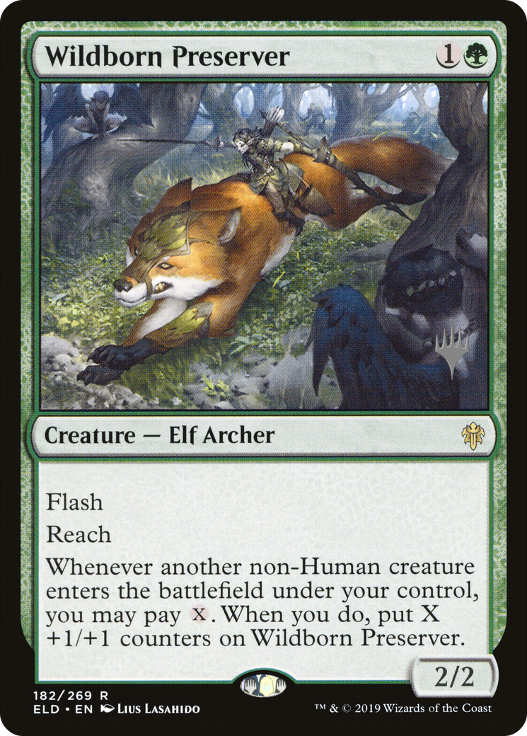 Wildborn Preserver (Promo Pack) [Throne of Eldraine Promos] Foil