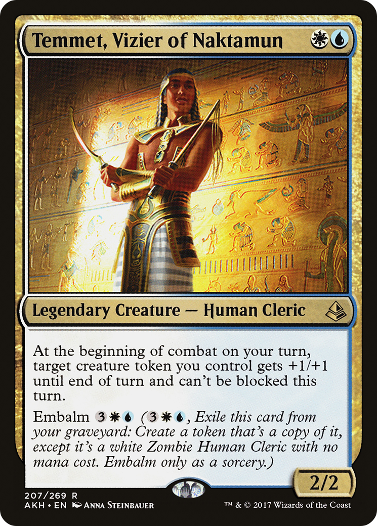 Temmet, Vizier of Naktamun [Amonkhet] Foil