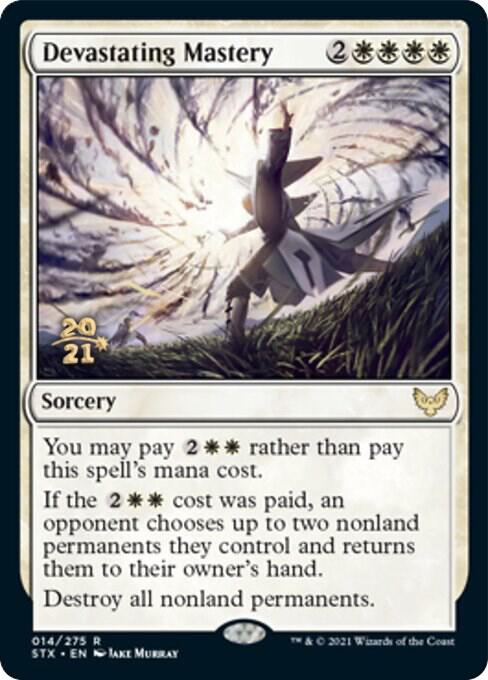 Devastating Mastery 14s/180 (Prerelease Cards)  - Foil