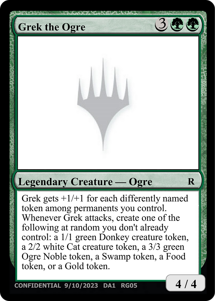 Grek the Ogre (DA1-RG05A) - Unknown Event