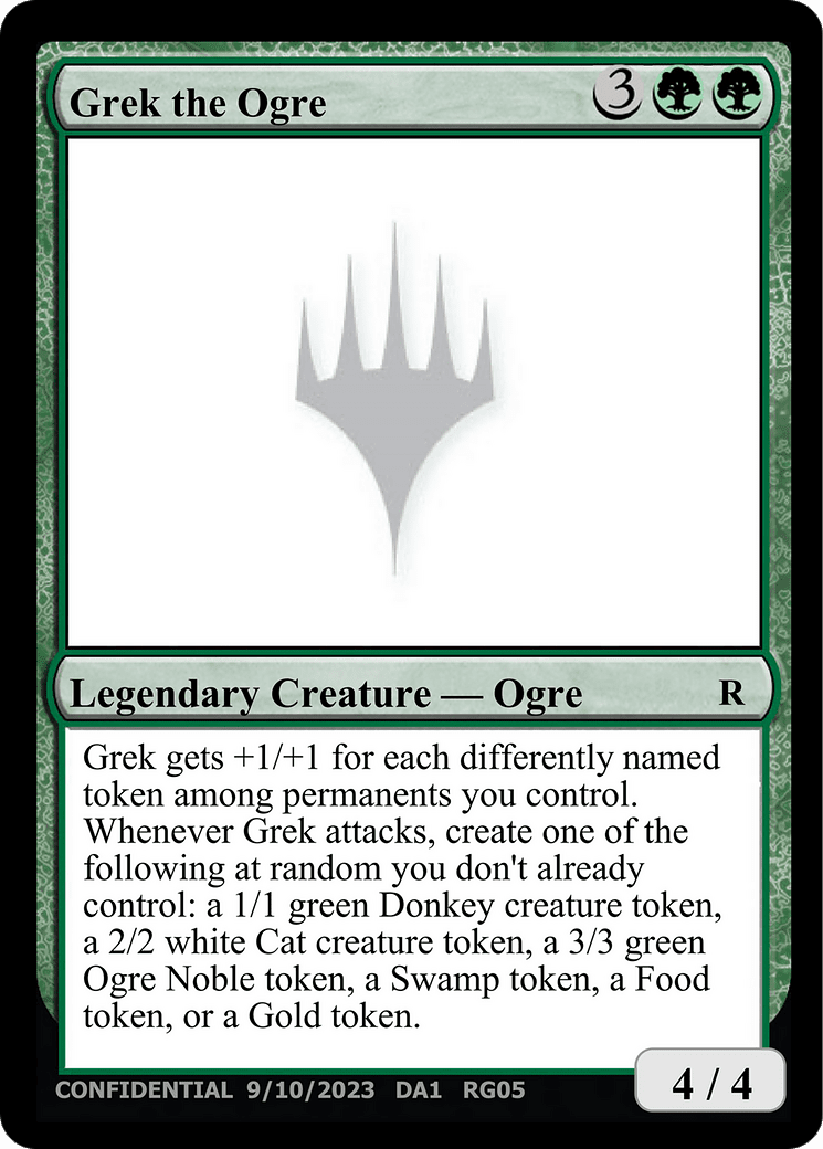 Grek the Ogre (DA1-RG05A) - Unknown Event
