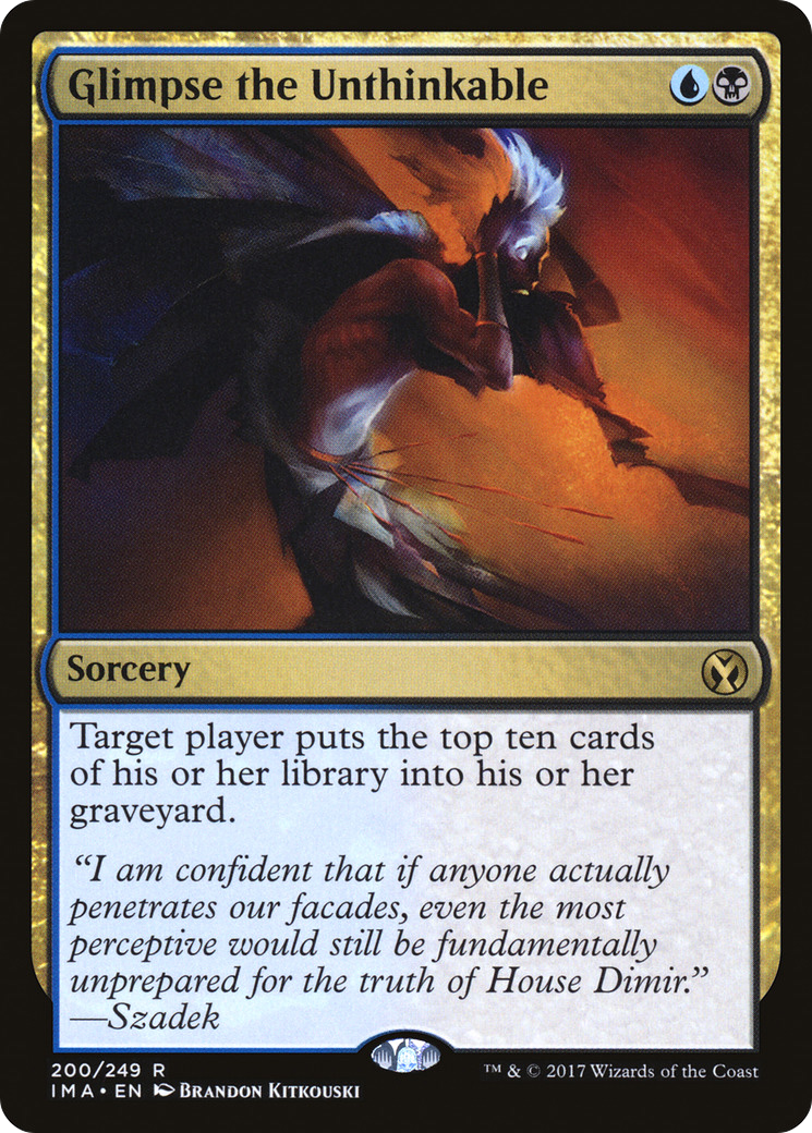 Glimpse the Unthinkable [Iconic Masters] Foil